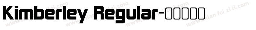 Kimberley Regular字体转换